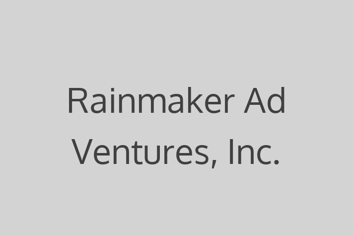 Application Development Company Rainmaker Ad Ventures Inc.