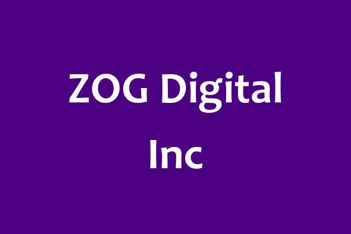 Technology Solutions Firm ZOG Digital Inc