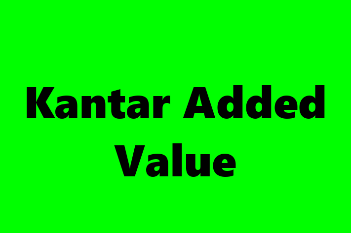 Software Firm Kantar Added Value