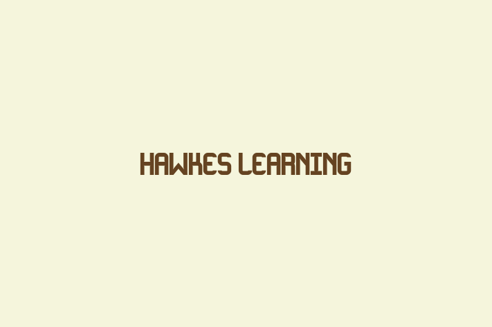 Software Engineering Company Hawkes Learning