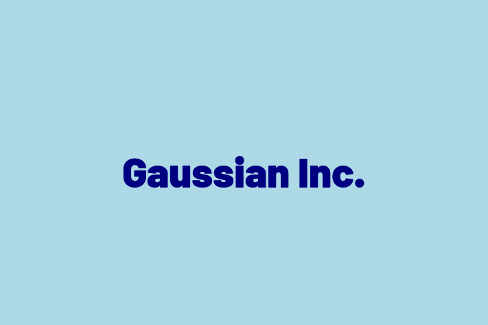 Tech Firm Gaussian Inc.