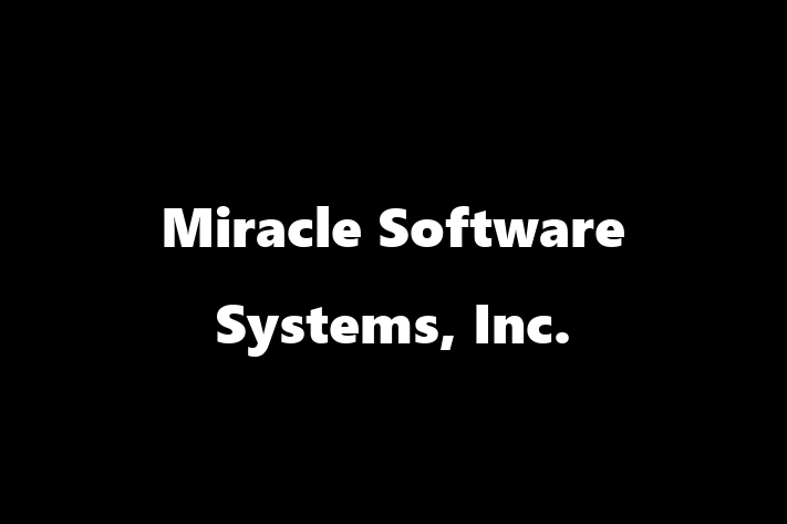 Application Development Company Miracle Software Systems Inc.