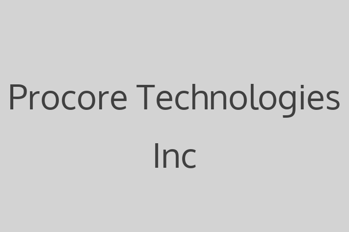 Software House Procore Technologies Inc