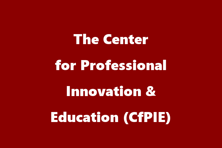 Software Development Company The Center for Professional Innovation  Education CfPIE