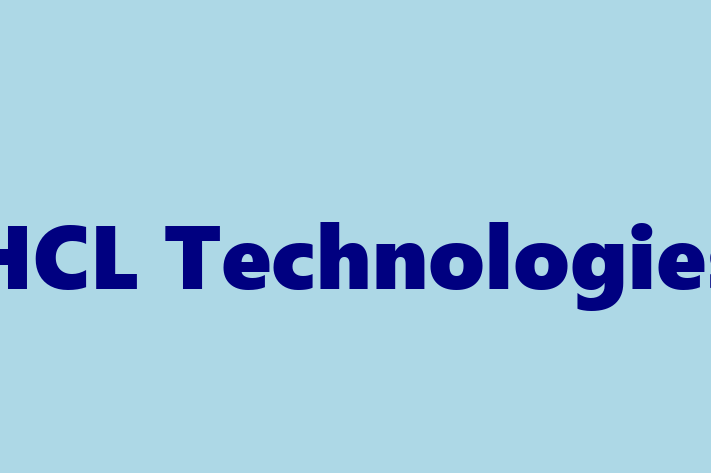 IT Company HCL Technologies