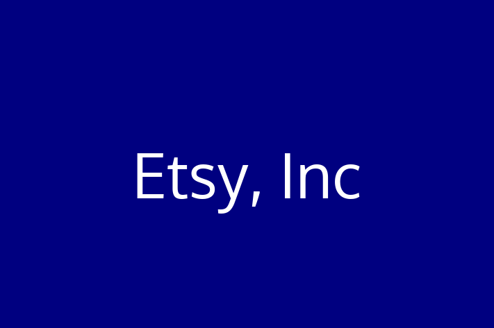 Software Solutions Provider Etsy Inc