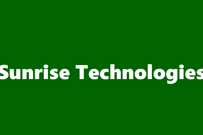 Software Engineering Company Sunrise Technologies