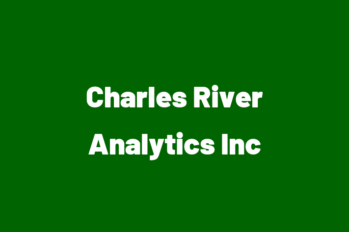 Software Development Firm Charles River Analytics Inc