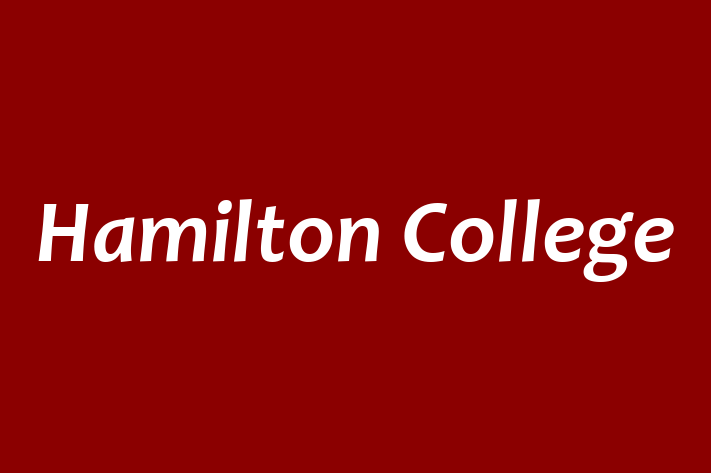 Staff Management Hamilton College