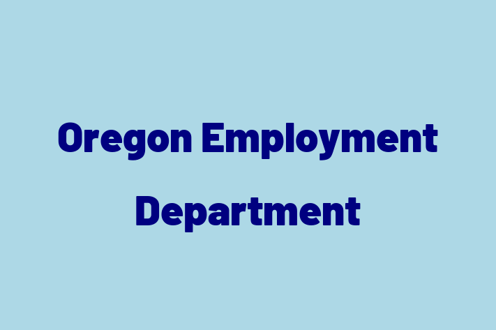 Employee Relations Oregon Employment Department