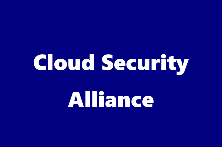 Software Services Company Cloud Security Alliance