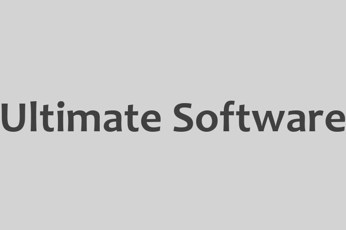 Software Development Firm Ultimate Software