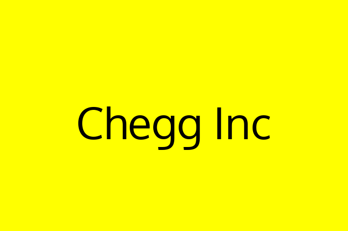 Software Development Firm Chegg Inc