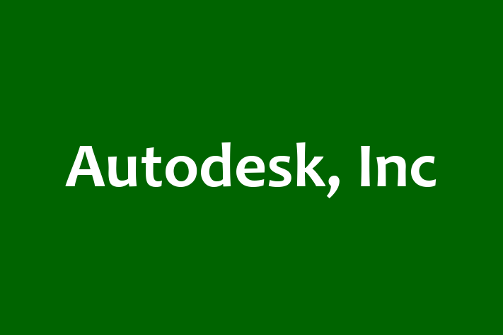 Software Development Firm Autodesk Inc