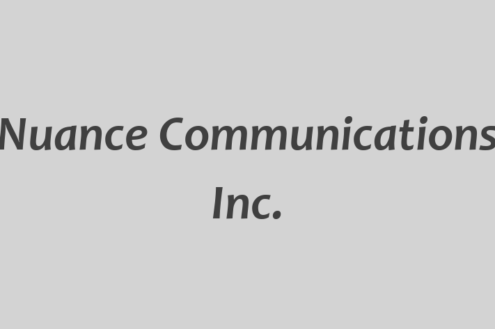 Software Engineering Company Nuance Communications Inc.