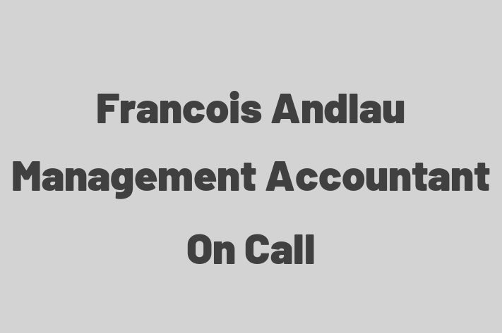 Auditor Francois Andlau Management Accountant  On Call