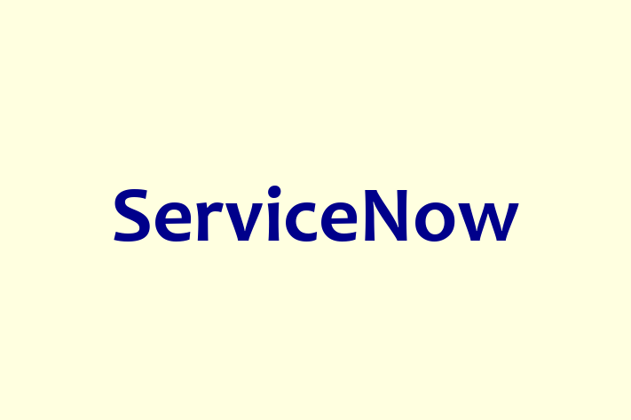 Application Development Company ServiceNow