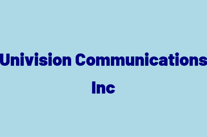 Software Consultancy Univision Communications Inc