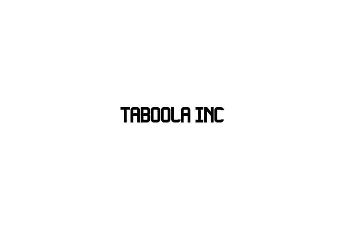 Software Consultancy Taboola Inc