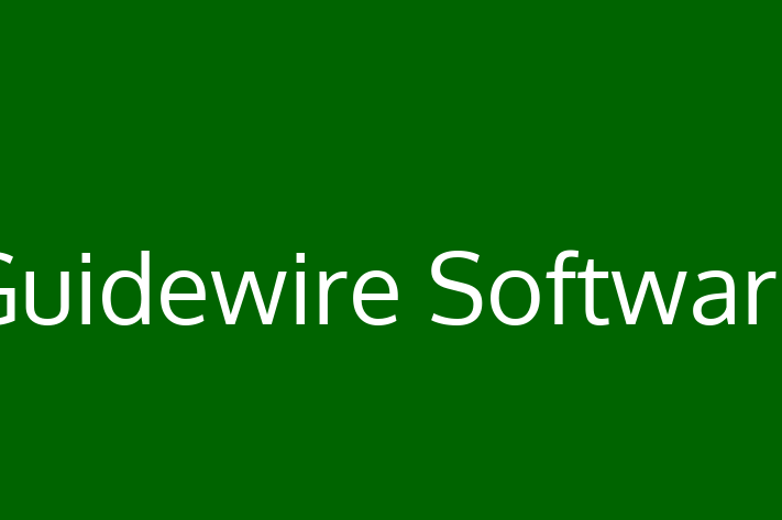 Software Development Firm Guidewire Software