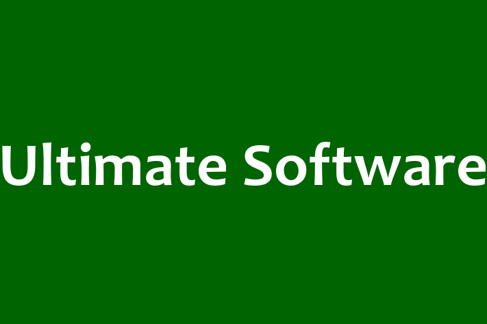 Tech Solutions Company Ultimate Software