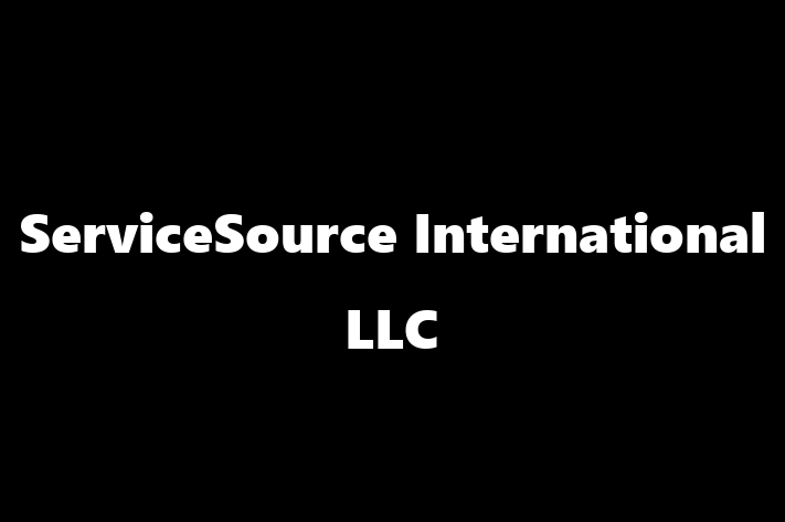 Application Development Company ServiceSource International LLC