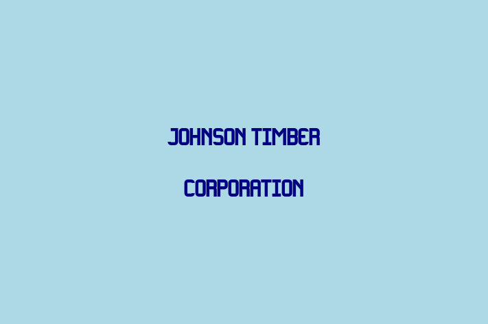 Software Consultancy Johnson Timber Corporation