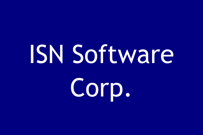 Software Engineering Company ISN Software Corp.