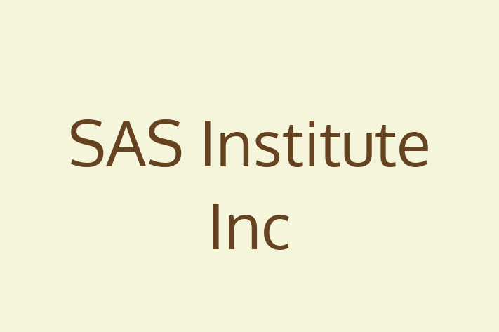 Software Firm SAS Institute Inc