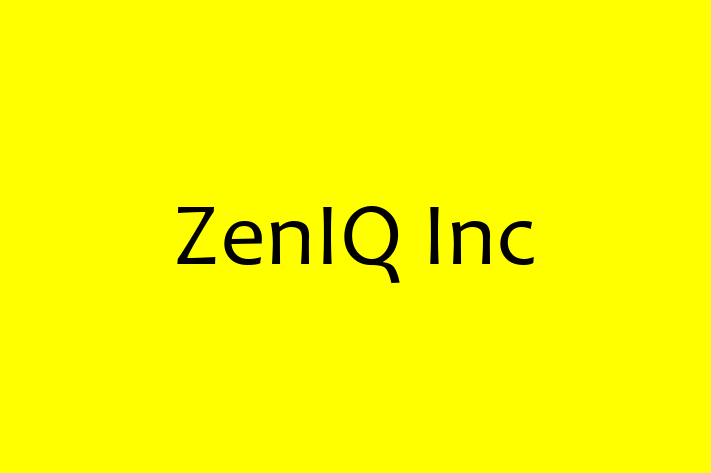 Software Development Firm ZenIQ Inc