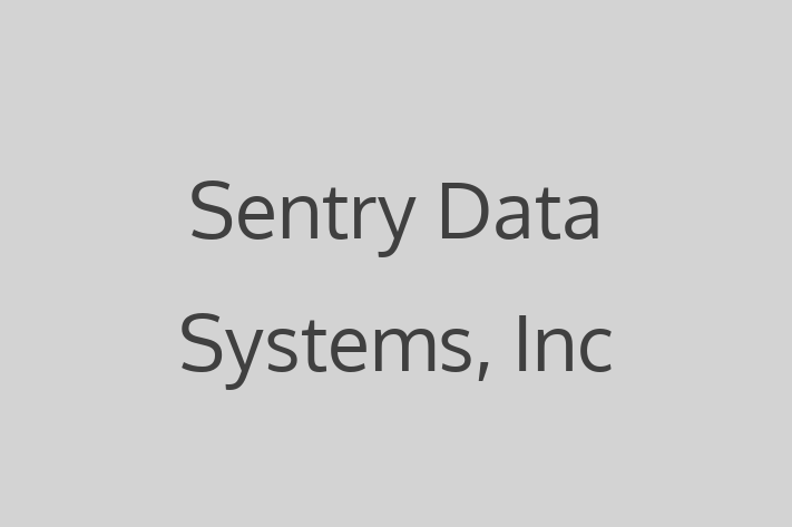 Software Development Company Sentry Data Systems Inc