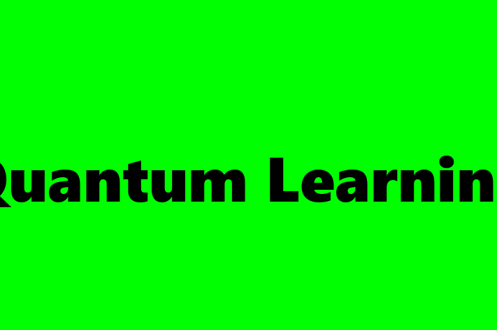 Software Development Company Quantum Learning