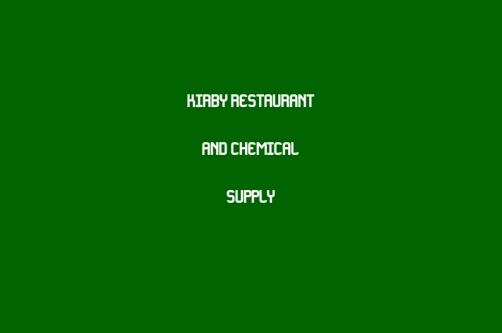 Human Capital Management Kirby Restaurant and Chemical Supply