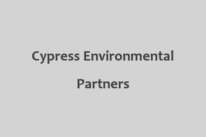 People Management Cypress Environmental Partners