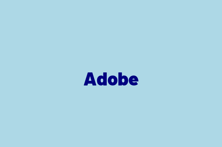 Technology Company Adobe