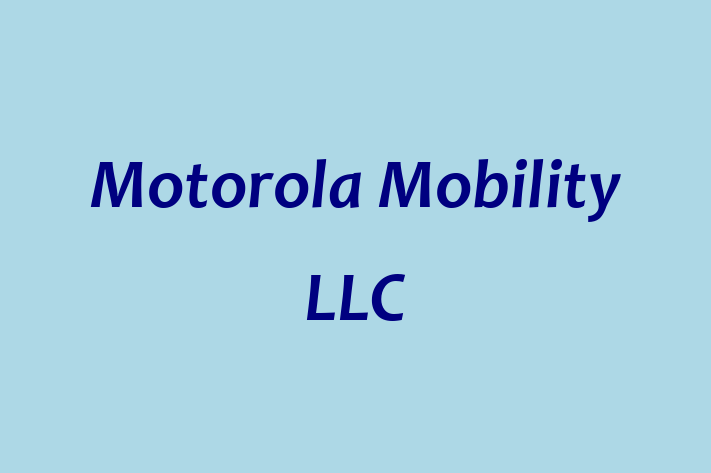 Software Development Firm Motorola Mobility LLC