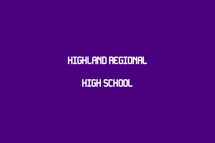 HR Administration Highland Regional High School