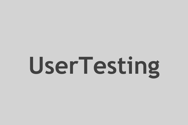 Software Firm UserTesting