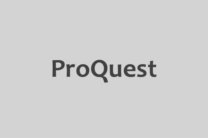 Software Solutions Provider ProQuest