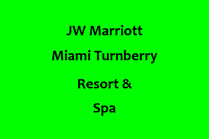 Talent Management JW Marriott Miami Turnberry Resort Spa