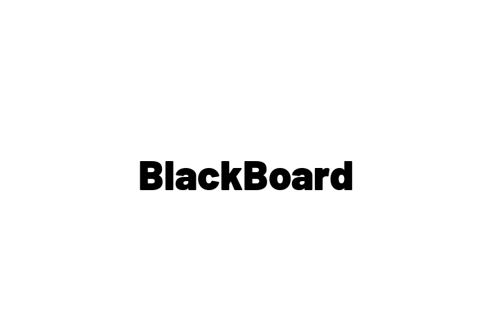 Software Consultancy BlackBoard