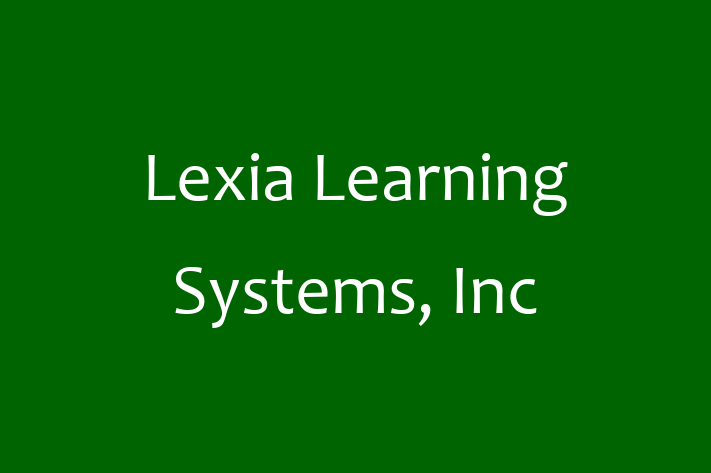 Software Services Company Lexia Learning Systems Inc