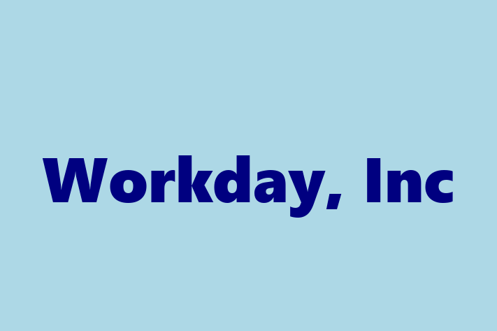 Software Solutions Provider Workday Inc