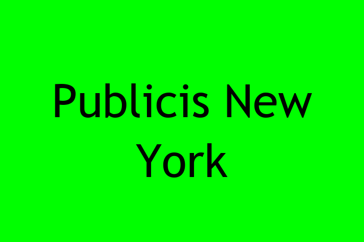 Technology Solutions Firm Publicis New York