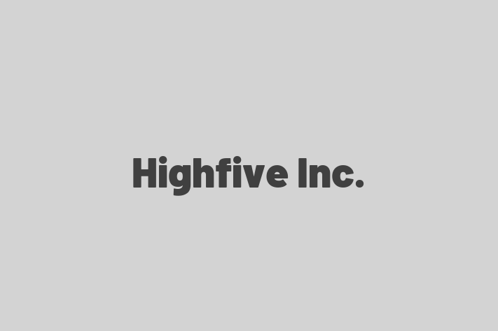 Tech Solutions Company Highfive Inc.