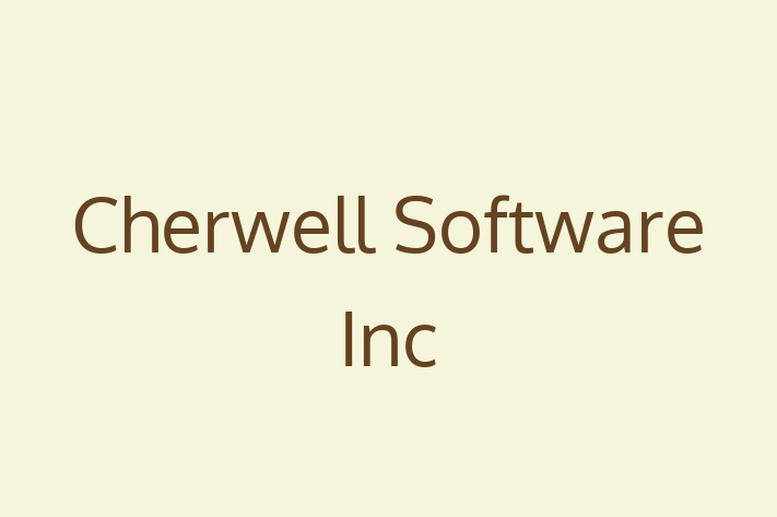 Software Consultancy Cherwell Software Inc