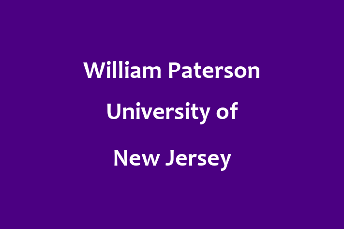 Talent Management William Paterson University of New Jersey