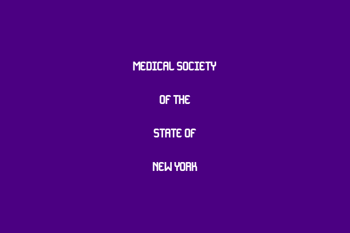 Workforce Management Medical Society of the State of New York