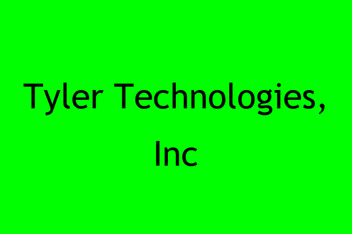 Application Development Company Tyler Technologies Inc