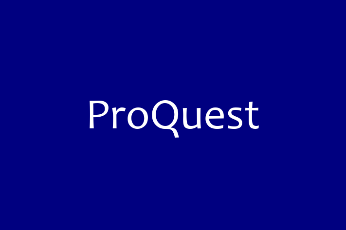 Application Development Company ProQuest